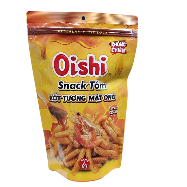 Snack Xốt Tương Mật Ong Oishi Túi Zip 70g (combo 3 gói)