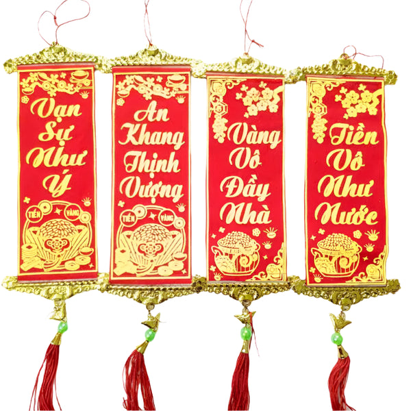 Combo 1 túi 10 cái liễn nhung trang trí tế