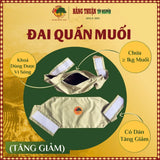 Túi Đựng Muối Thảo Dược Quấn Bụng Chườm Nóng Sau Sinh (Có dán tăng giảm và khóa cao su chịu nhiệt)
