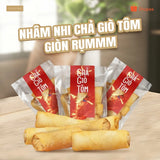 Snack Chả Giò Tôm Sấy Giòn Ăn Liền 120g