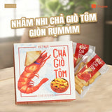 Snack Chả Giò Tôm Sấy Giòn Ăn Liền 120g