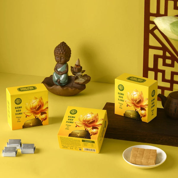 Combo 2 hộp BÁNH ĐẬU XANH HỘP LỄ VỊ DỪA