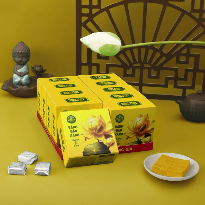 Combo 2 hộp BÁNH ĐẬU XANH HỘP LỄ VỊ DỪA