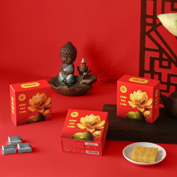 Combo 2 hộp BÁNH ĐẬU XANH HỘP LỄ NGUYÊN VỊ