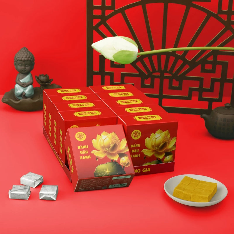 Combo 2 hộp BÁNH ĐẬU XANH HỘP LỄ NGUYÊN VỊ