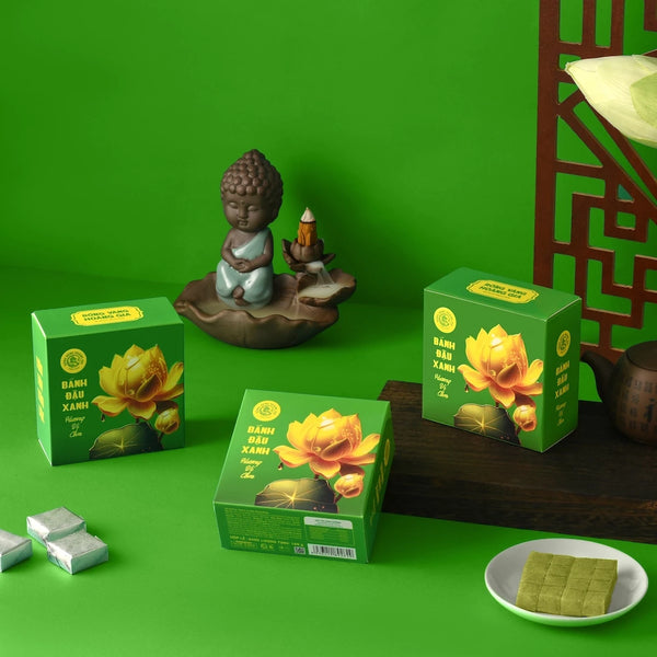 Combo 2 hộp BÁNH ĐẬU XANH HỘP LỄ VỊ CỐM