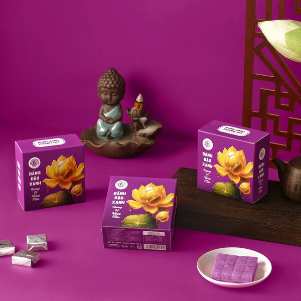 Combo 2 hộp BÁNH ĐẬU XANH VỊ KHOAI MÔN