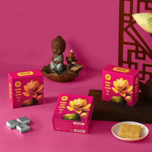 Combo 2 hộp BÁNH ĐẬU XANH HƯƠNG VỊ SEN