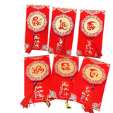 Bao Lì Xì Chúc Tết Cao Cấp 4D (combo 6 cái)
