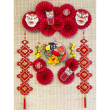 Set Trang Trí Tết (KHÔNG KÈM MÀNH TRE NỀN)