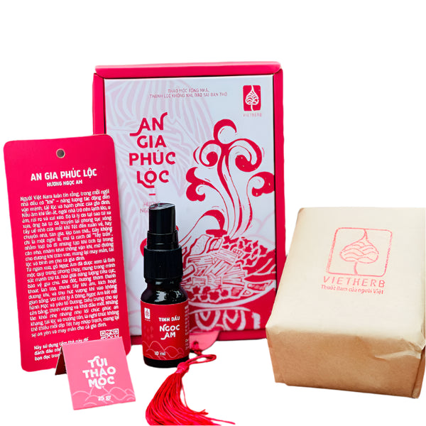 Túi thảo mộc xông nhà An Gia Phúc Lộc thanh lọc không khí, Túi Lộc An Nhiên bao sái bàn thờ