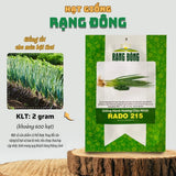 Hạt giống Hành Hương Chịu Nhiệt Rado 215 (2g~600 hạt)