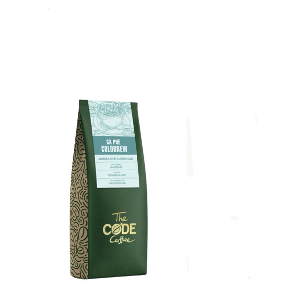 Cà phê Coldbrew ủ lạnh 100% Arabica - The Code Coffee - gói 200gr lưu giữ hương thơm tự nhiên thuần khiết