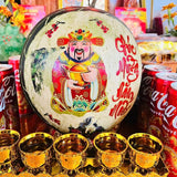 Combo Tem Dán 3D Trái Cây Tết (6-8 hình)