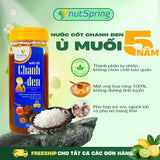 Nước Cốt Chanh Đen Ủ Muối 5 Năm Mật Ong Gừng (600gam)
