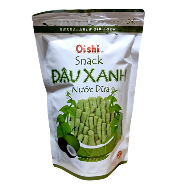 Snack Đậu Xanh Nước Dừa Oishi Túi Zip 70g