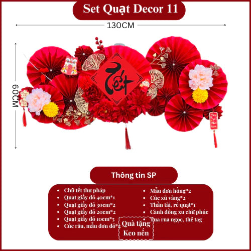 Set Decor Trang Trí Tết 2026 (Nguyện Liệu)