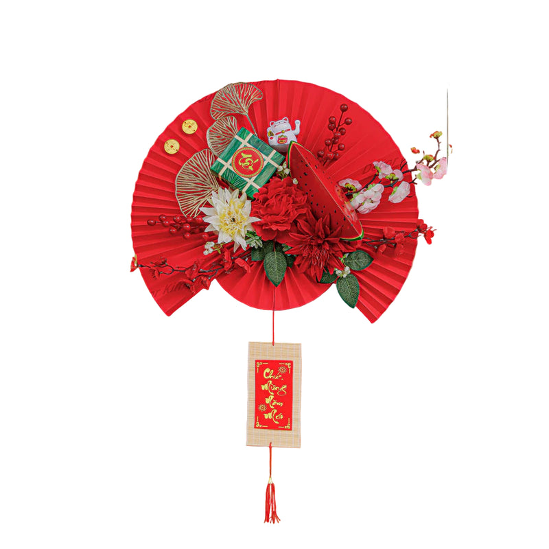 Set Vật Liệu Làm Vòng Hoa Làm Dây Treo Trang Trí Tết