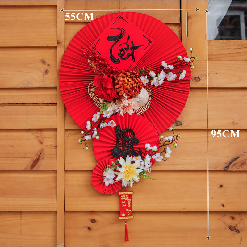 Set Vật Liệu Làm Vòng Hoa Làm Dây Treo Trang Trí Tết