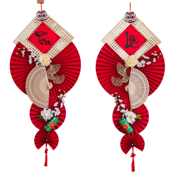 Set Vật Liệu Làm Cặp Dây Treo Trang Trí Tết