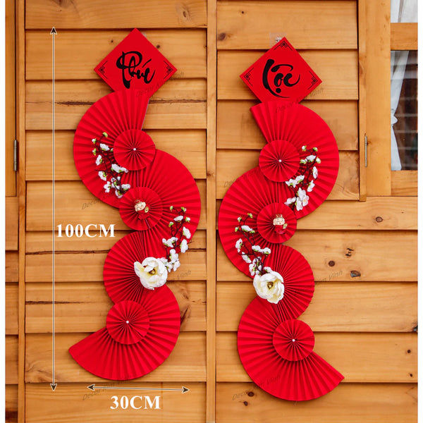 Set Vật Liệu Làm Cặp Dây Treo Trang Trí Tết