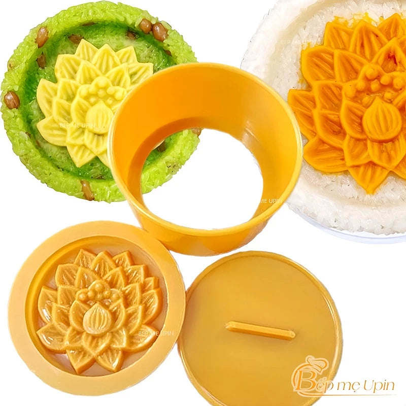 Khuôn xôi hoa sen khuôn sen vĩnh trường nhiều size