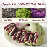 Bánh Matcha Khoai Lang Tím Không Đường 500g