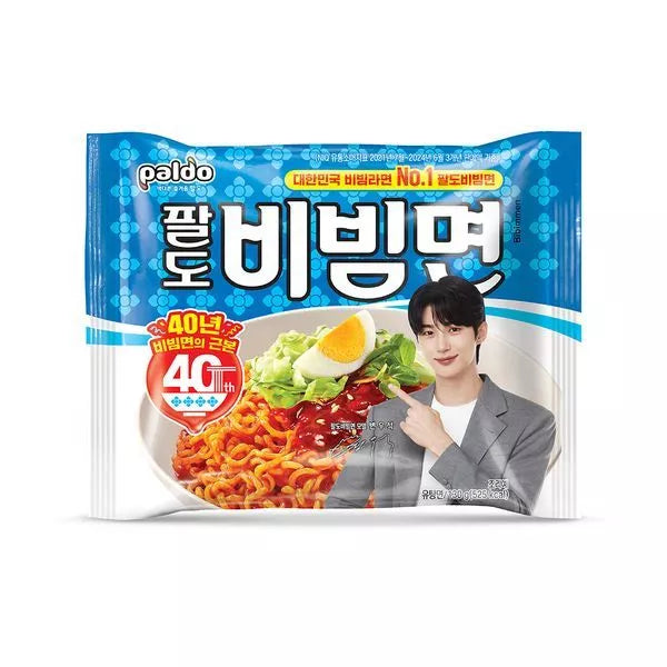 Mì trộn ăn liền BIBIM PALDO gói 130gr/hộp 115gr - thương hiệu Paldo - mì nội địa Hàn Quốc nhập khẩu