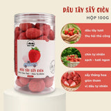 Dâu Tây Sấy Giòn Hộp 100g