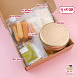 Set Làm Tiramisu Hộp Thiếc 2 Vị Matcha Và Cacao Onici