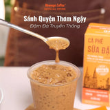 (Message Coffee ) Cà Phê Sữa Đặc Hòa Tan 10 Gói