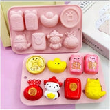 Khuôn Silicon Size 3-9 cm Nhiều Mẫu