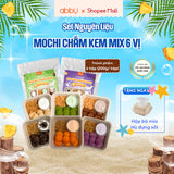 Set Nguyên Liệu Mochi Chấm Kem Sữa Mix 6 Vị ( 200g/ hộp )