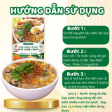 Combo 3 Gói Nước Dùng Cô Đặc Súp Nấm Chay Hương Việt Xưa 82g