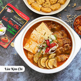 Combo 3 Gói Gia Vị Nấu Nước Dùng Lẩu Kim Chi 180g/gói