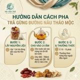 Set Trà Gừng Đường Nâu Thảo Mộc 20 Gói