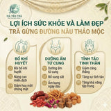 Set Trà Gừng Đường Nâu Thảo Mộc 20 Gói