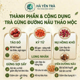 Set Trà Gừng Đường Nâu Thảo Mộc 20 Gói
