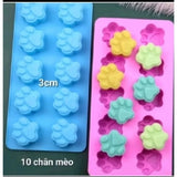 Khuôn Silicon Size 3-9 cm Nhiều Mẫu