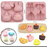 Khuôn Silicon Size 3-9 cm Nhiều Mẫu