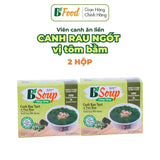 Set 2 Hộp Canh Ăn Liền Rau Ngót Vị Tôm Bằm Sấy Thăng Hoa - 10 Viên