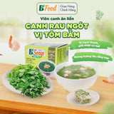 Set 2 Hộp Canh Ăn Liền Rau Ngót Vị Tôm Bằm Sấy Thăng Hoa - 10 Viên