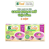 Set 2 Hộp Canh Ăn Liền Canh Khoai Mỡ Thịt Bằm Sấy Thăng Hoa - 10 Viên