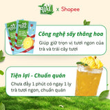 Combo 3 Hộp Trà Thơm Dừa Dừa Topping Dứa Thạch Dừa