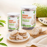 Bánh Gạo Lứt Kẹp Mãng Cầu 150g