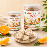 Bánh Gạo Lứt Kẹp Cam 150g
