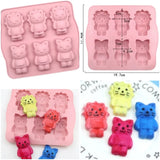 Khuôn Silicon Size 3-9 cm Nhiều Mẫu
