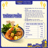 Mỳ Quảng Hội An Ăn Liền Topping Tôm Thịt Trứng Cút Thật 165g