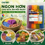 Combo 2 Gói Bún Gạo Lứt Rau Củ Ngũ Sắc ONFOD 500g