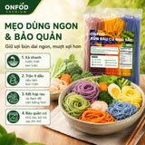 Combo 2 Gói Bún Gạo Lứt Rau Củ Ngũ Sắc ONFOD 500g